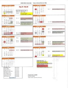 Teton School District 401 Calendar 2024-2025 Updates