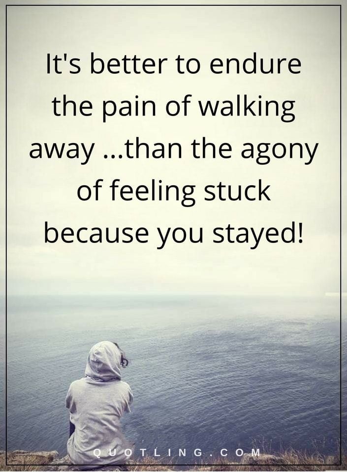 The Pain of Moving On