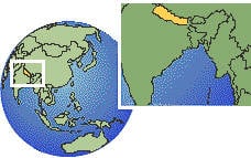 Time Difference Between Nepal and Other Countries