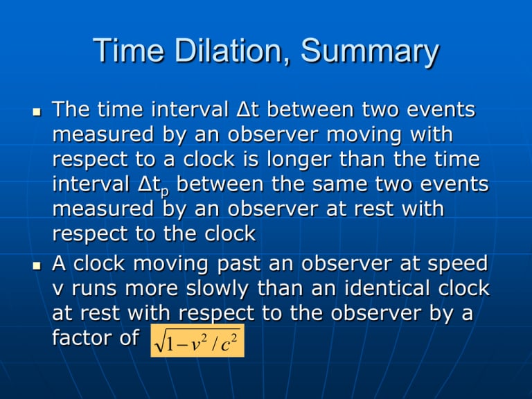 Time Dilation Bathtub Concept