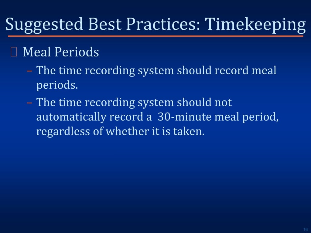 Time Keeping Challenges in California