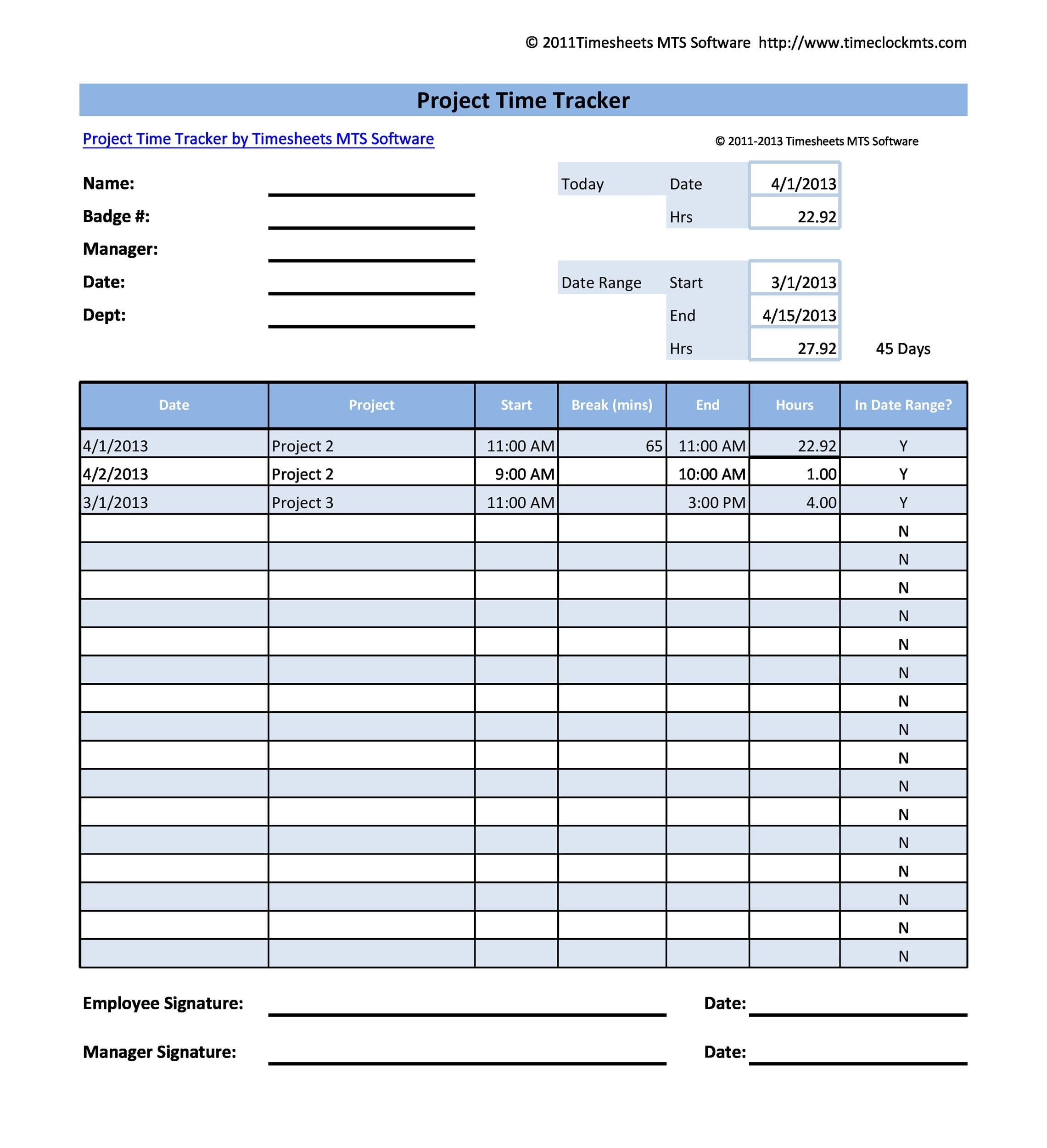 Time Tracking