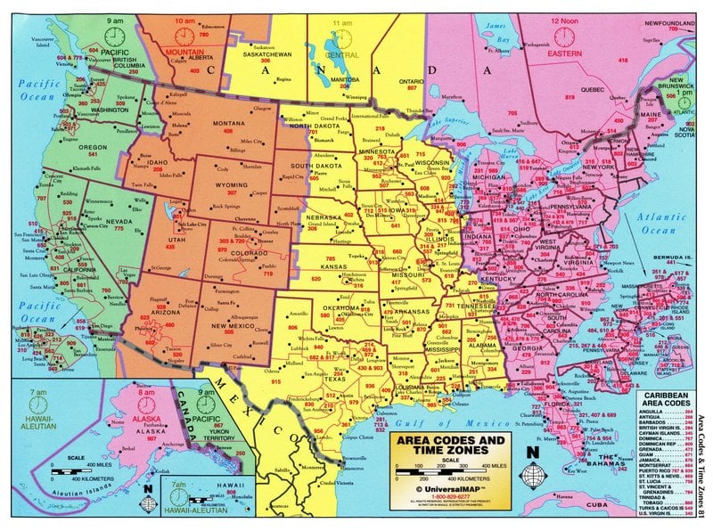 Time Zone Maps