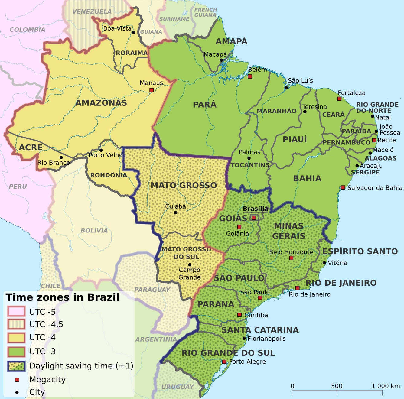 Time Zones in Brazil