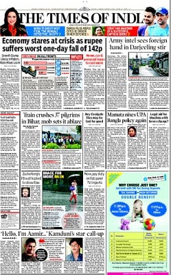 Times of India Newspaper