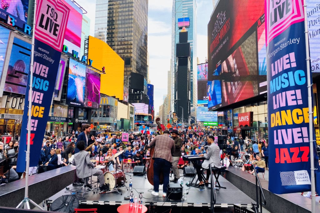 Times Square Alliance Viewing Areas