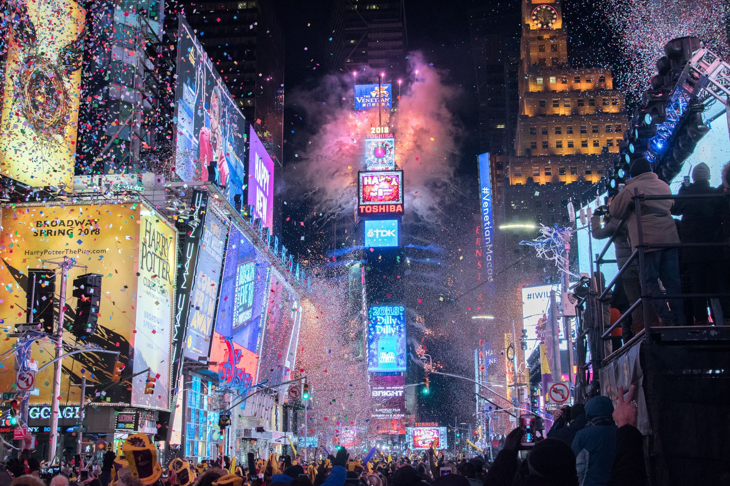 Attending the Times Square New Year's Eve Ball Drop