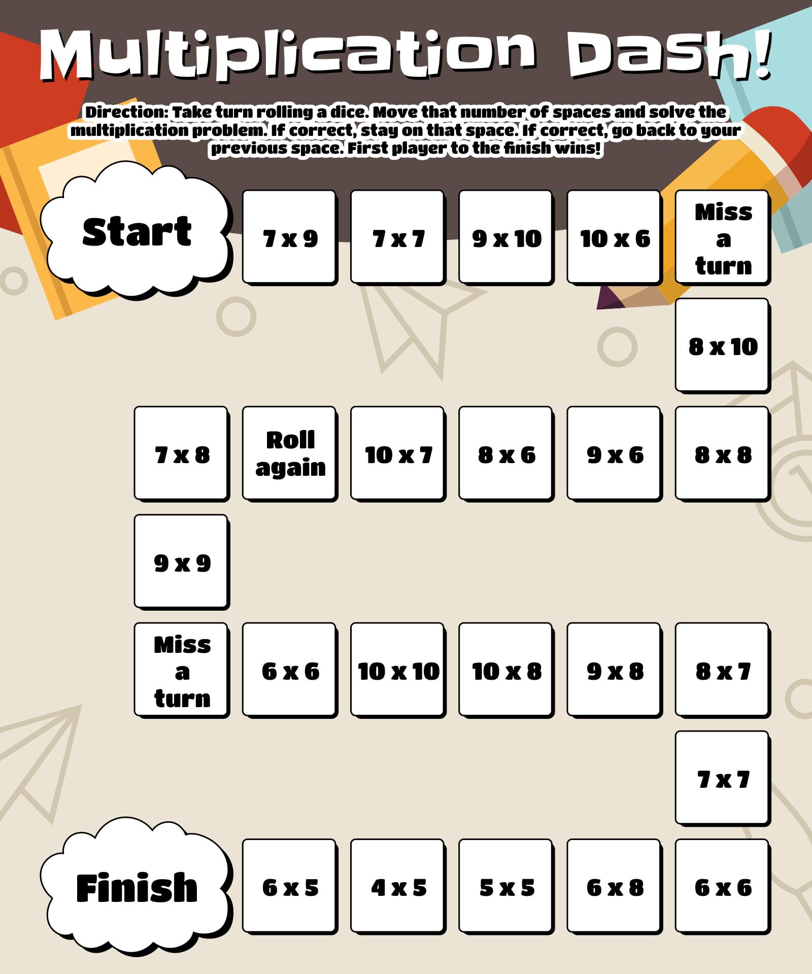 Times Table Games