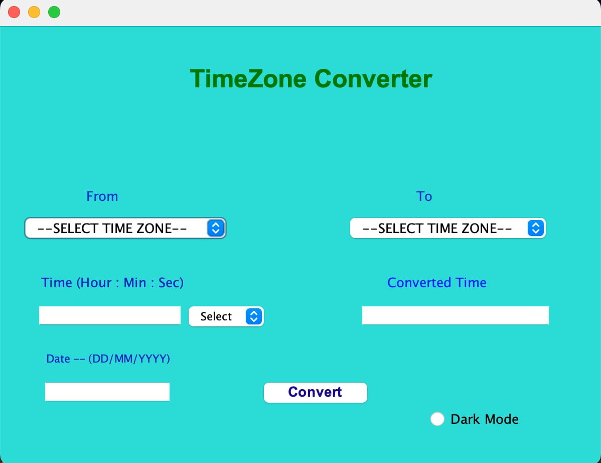 Automating Time Zone Conversion