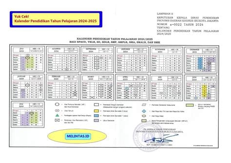 Tks Calendar 2024-2025