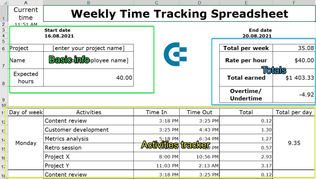 Tracking time with Timer 2009