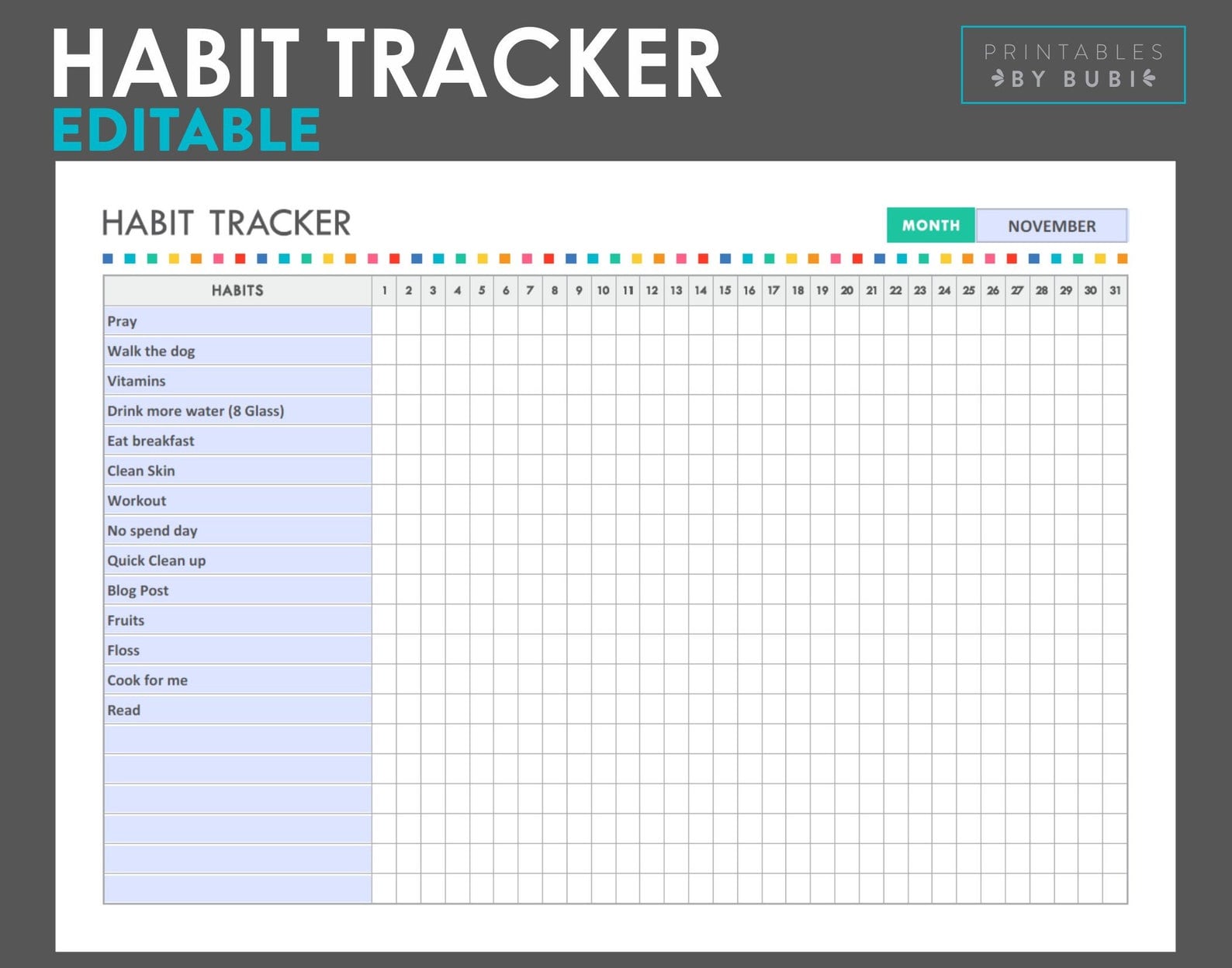 Tracking Habits