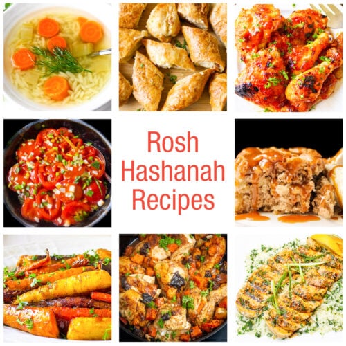 Traditional Rosh Hashanah meal