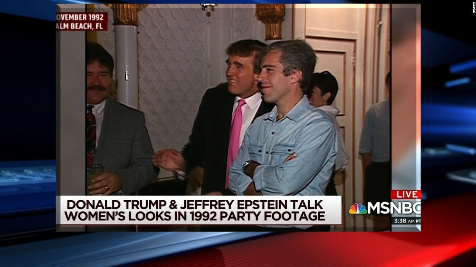 Donald Trump and Jeffrey Epstein