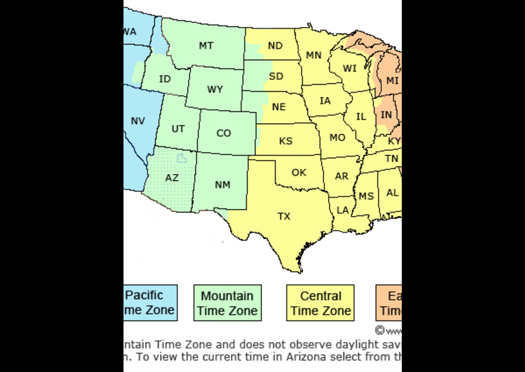 Time Zone in Tucson, Arizona