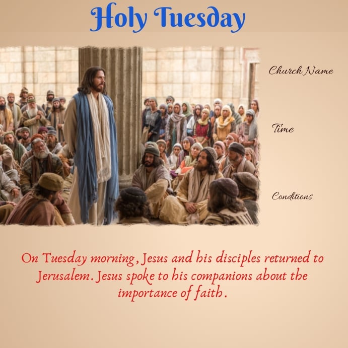 Tuesday of Holy Week - The Parable of the Talents