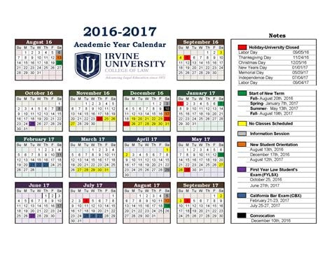 The University of Utah's academic calendar