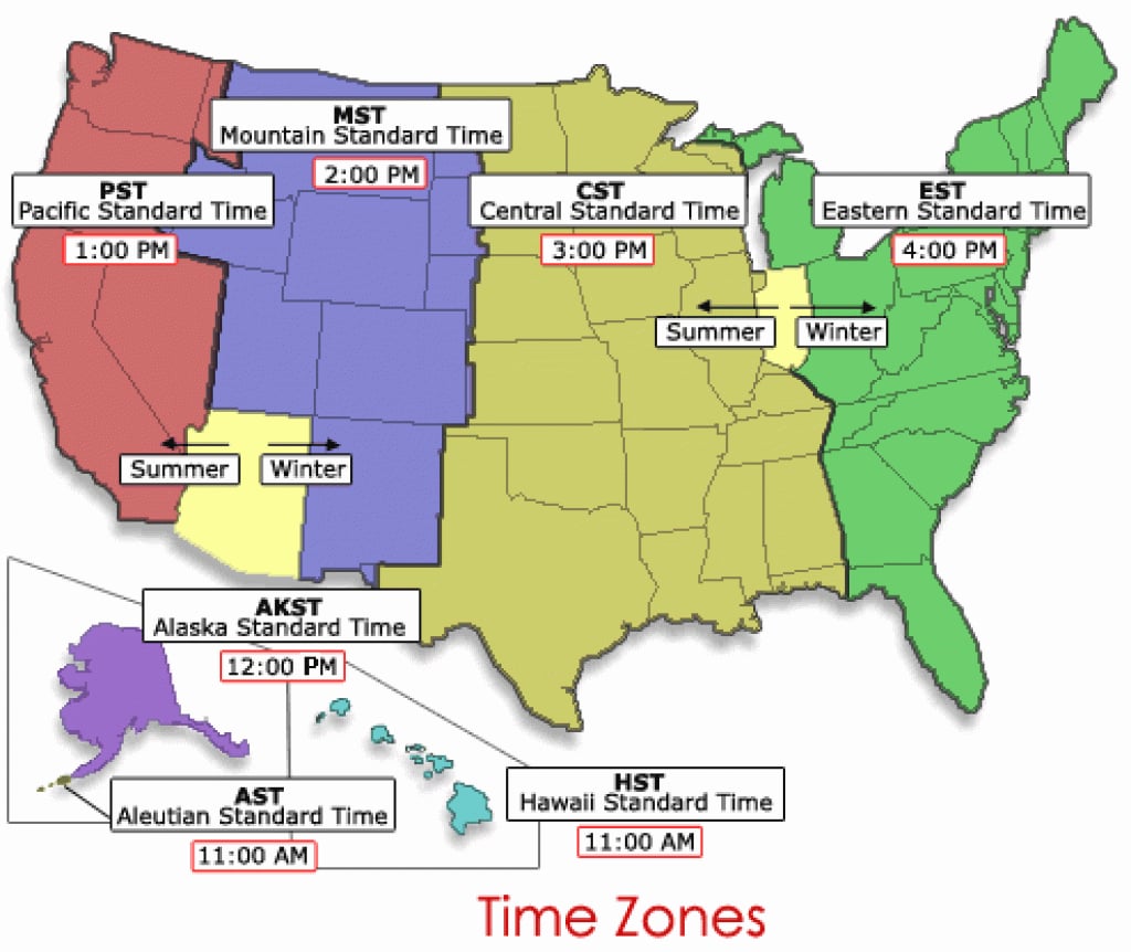 Usa Clock Time Now: Current Time In The Us