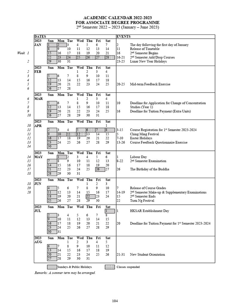 Uti School Calendar 2025 Second Semester