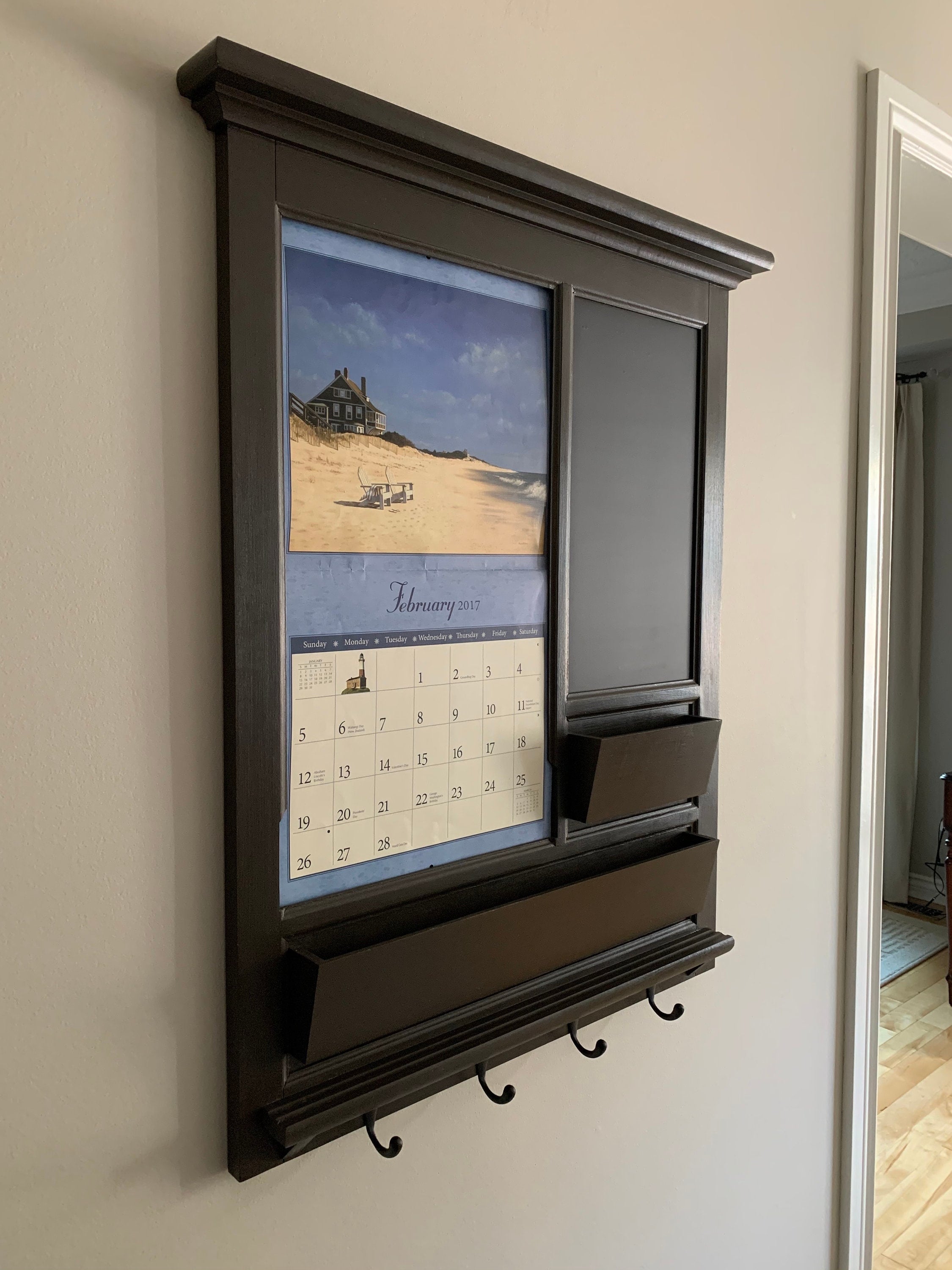 Wall-Mounted Mini Calendar Example