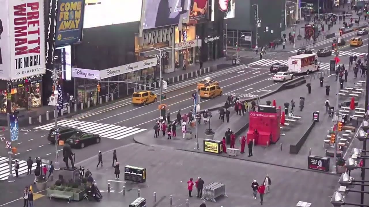 Watch New York Citys Times Square Live Cam 24/7