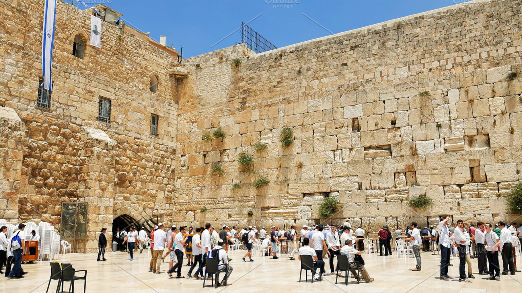 The Western Wall in Israel