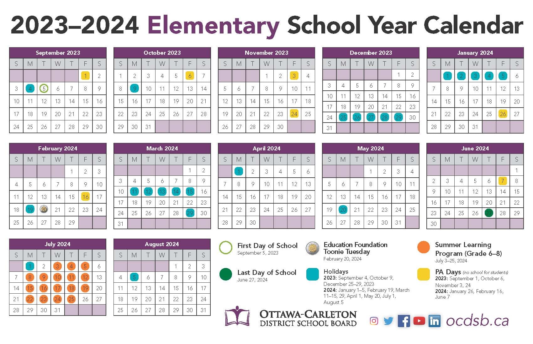 Yulupa Elementary School Holiday Calendar 2024-2025: Key Dates